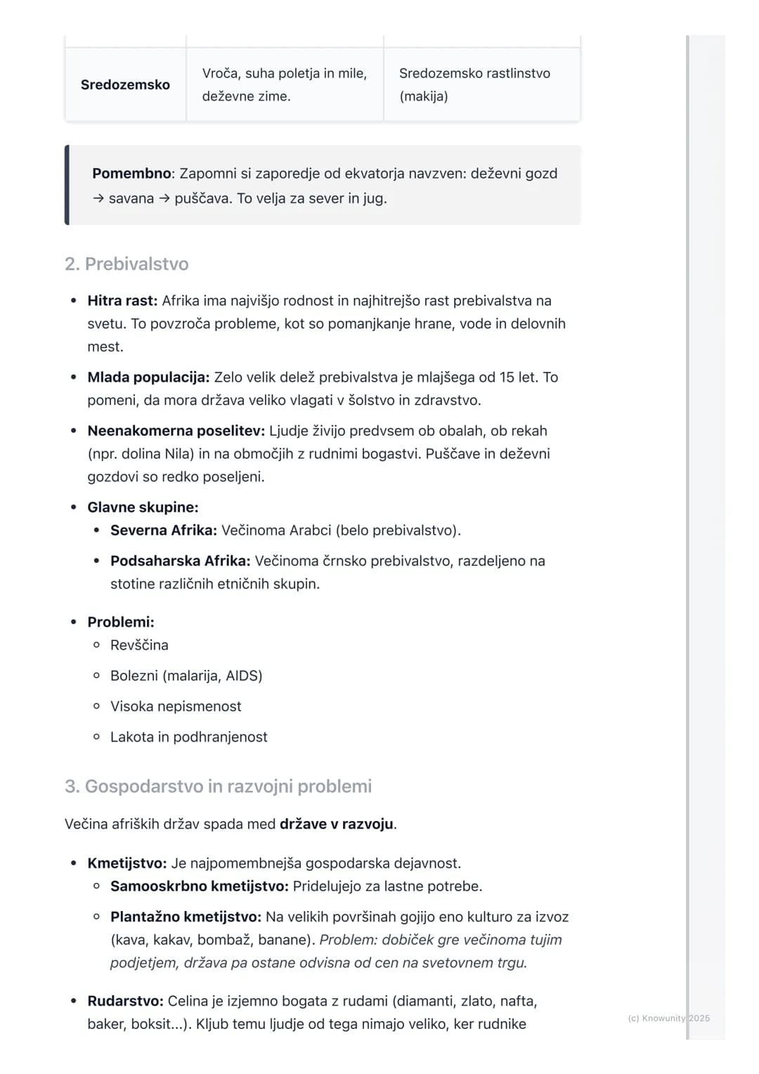 # Afrika

Splošni pregled Afrike

Afrika je druga največja celina na svetu, takoj za Azijo. Leži zelo simetrično
glede na ekvator, zato ima 