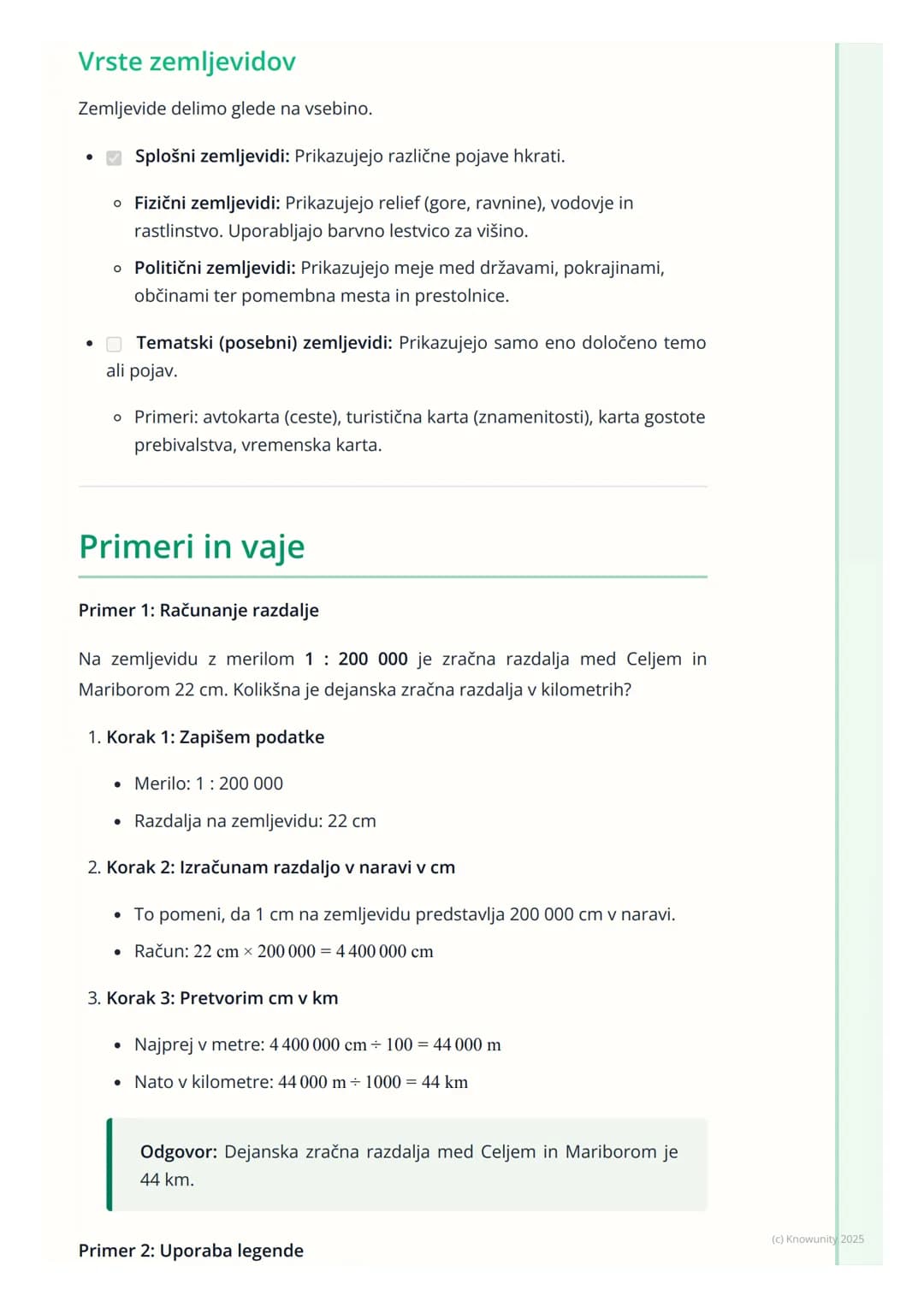 # Zemljevidi in njihovi elementi

## Kaj so zemljevidi in zakaj so pomembni?

Zemljevid je pomanjšana in posplošena podoba Zemljinega površj