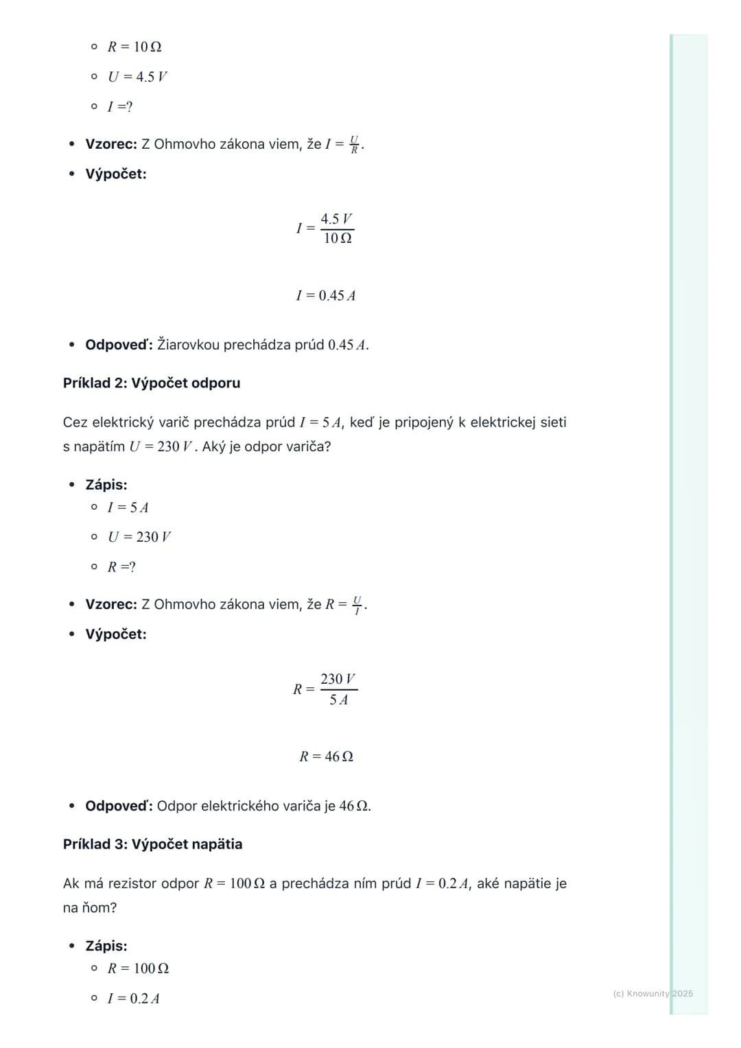 # Elektrické napätie a odpor
1. Prehľad a úvod
Ahoj! Dnes si zopakujeme veľmi dôležité veci z fyziky elektrické napätie a
odpor. Sú to zák