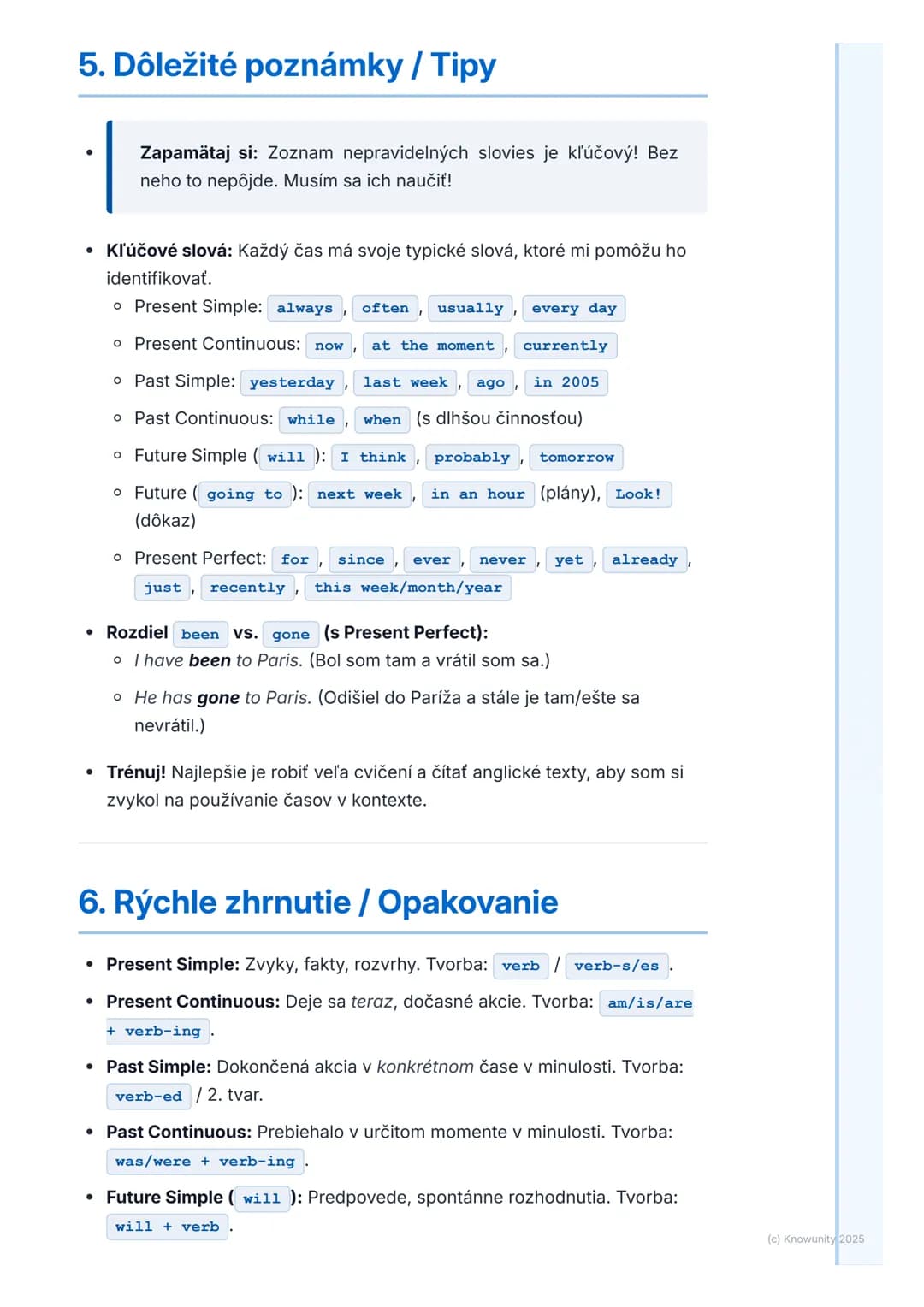 # Časy (Tenses) – Prehľad a
-
# Pokročilé Použitie
## 1. Prehľad / Úvod
Časy v angličtine sú super dôležité, lebo nám hovoria, kedy sa nie