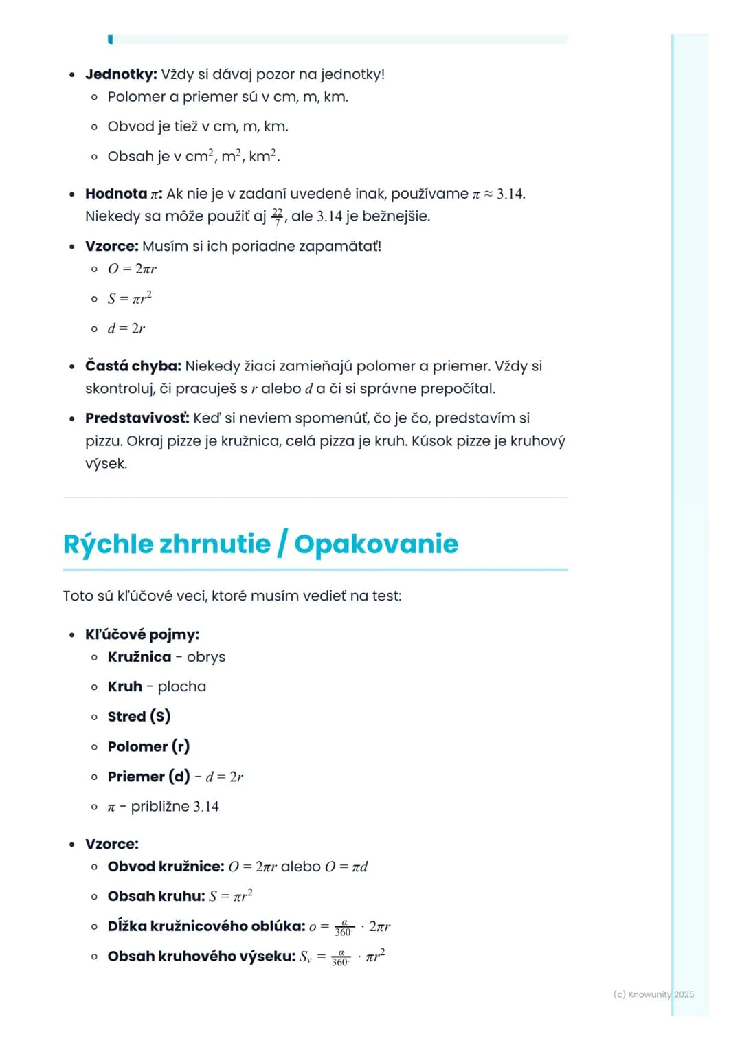 # Kružnica a kruh
## Úvod do témy
Dnes si zopakujeme veľmi dôležitú tému z geometrie - kružnicu a kruh.
Sú to tvary, ktoré vidíme všade ok